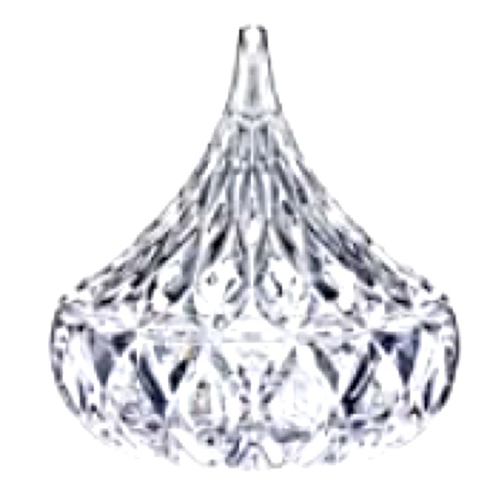 SHANNON CRYSTAL by GODINGER KISS CANDY TRINKET DISH CHRISTMAS VALENTINE GIFT